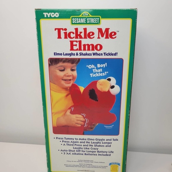 Tickle me elmo doll 1996 vintage w box - Picture 5 of 7